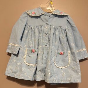 Blue Floral Kids Vintage 3 piece set